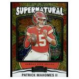 Patrick Mahomes II 2023 Panini Contenders Supernatural Insert #10 Kansas City Chiefs  Football Card