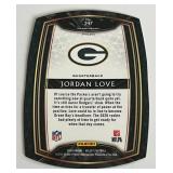 Jordan Love RC Die Cut Club Level Prizm 2020 Select #247 Rookie Green Bay Packers Football Card