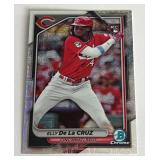 Elly De La Cruz RC Mojo 2024 Bowman Chrome #22 Rookie Baseball Card