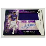 Dallas Turner RPA Auto 2024 RC Origins Rookie Jumps Jersey Autographs #RJA-DTU - Minnesota Vikings Relic Auto Football Card