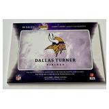 Dallas Turner RPA Auto 2024 RC Origins Rookie Jumps Jersey Autographs #RJA-DTU - Minnesota Vikings Relic Auto Football Card