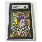 Jordan Addison RC SGC 10 Gem Mint 2023 Mosaic Razzle Dazzle #RD-28 Rookie Minnesota Vikings Football Card