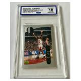 Michael Jordan Gem Mint 10 1998 Upper Deck MJ Sticker #33 Basketball Card