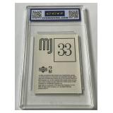 Michael Jordan Gem Mint 10 1998 Upper Deck MJ Sticker #33 Basketball Card