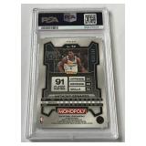 Anthony Edwards PSA 10 Gem Mint 2023 Prizm monopoly Light Blue #52 Minnesota Timberwolves Basketball Card