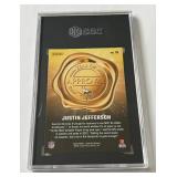 Justin Jefferson SGC 9.5 Mint+ 2023 Zenith Zeal of Approval #16 Minnesota Vikings Football Card