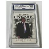 Donald Trump Gem Mint 10 2023 Leaf Legends Achievement #LA04 Card