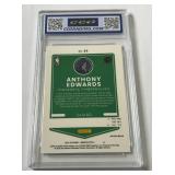 Anthony Edwards Gem Mint 10 2021-22 Optic Silver Prizm Pulsar #83 Minnesota Timberwolves Basketball Card