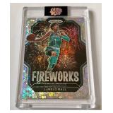 LaMelo Ball 2022-23 Prizm Fireworks Insert #1 Basketball Card