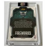 LaMelo Ball 2022-23 Prizm Fireworks Insert #1 Basketball Card