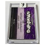 Jordan Addison RC 2023 Leaf Allumination Wild Card #AS-25 Smashing Rookie Minnesota Vikings Football Card