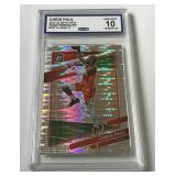Chris Paul Graded 10 Gem Mint 2021-22 Optic Silver Prizm Pulsar #115 Basketball Card