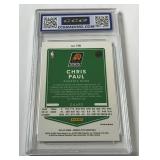 Chris Paul Graded 10 Gem Mint 2021-22 Optic Silver Prizm Pulsar #115 Basketball Card