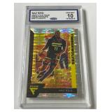 Naz Reid Graded 10 Gem Mint 2020-21 Flux Prizm Silver Pulsar #108 Minnesota Timberwolves Basketball Card