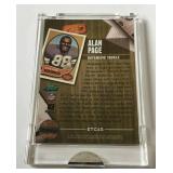 Alan Page Limited Edition eTopps Refractor Minnesota Vikings Football Card