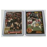 Brett Favre 2 RC Lot Rookie Football Cards