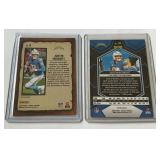 Justin Herbert 2 Card Refractor Prizm Football Card Lot