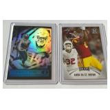 Amon-Ra St. Brown 2 RC Lot Football Rookie Cards