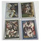 Randy Moss 4 Card Lot with Gold Reserve Minnesota Vikings Football Cards