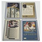 Randy Moss 4 Card Lot with Gold Reserve Minnesota Vikings Football Cards