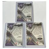 Adrian Peterson 2008 Upper Deck Starquest 3 Card Lot 1st Edition and Base Lot Minnesota Vikings Football