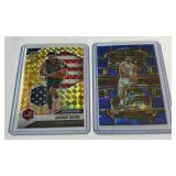 Jayson Tatum 2 Card Prizm Basketball Lot