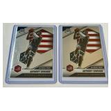 Anthony Edwards 2 RC Lot 2020-21 Mosaic National Pride #252 Rookie Minnesota Timberwolves Basketball Card