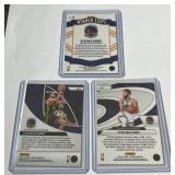 Stephen Curry 3 Card Insert Basketball Lot