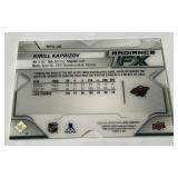 Kirill Kaprizov 239/399 Blue Die Cut 2022-23 Upper Deck SPX #RFX-40 Minnesota Wild Hockey Card
