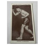 1938 Boxing Personalities Primo Carnera #7 WA&AC Churchman Vintage Card
