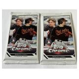 2023 Topps Chrome 2 Pack Baseball Card Lot