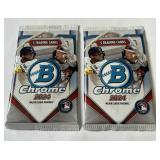 2024 Bowman Chrome 2 Pack Baseball Card Lot