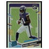 Jordan Addison RC 2023 Donruss Optic #271 Minnesota Vikings Football Card