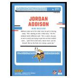 Jordan Addison RC 2023 Donruss Optic #271 Minnesota Vikings Football Card