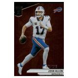 Josh Allen 022/249 2024 Donruss Elite Maroon #1 Buffalo Bills Football Card