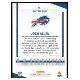 Josh Allen 022/249 2024 Donruss Elite Maroon #1 Buffalo Bills Football Card