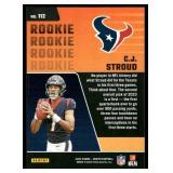 C.J. Stroud RC 2023 Panini #112 Houston Texans Football Card