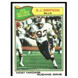 O.J. Simpson 1977 Topps #453 Buffalo Bills Football Card