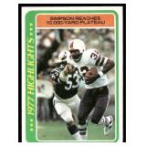 O.J. Simpson 1978 Topps #4 Buffalo Bills Football Card