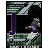 Justin Jefferson 2023 Donruss Elite Spellbound #SB-JJ1 Minnesota Vikings Football Card