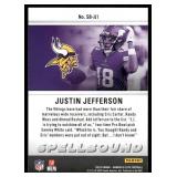 Justin Jefferson 2023 Donruss Elite Spellbound #SB-JJ1 Minnesota Vikings Football Card
