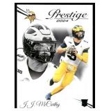 J.J. McCarthy RC 2024 Panini Prestige #311 Minnesota Vikings Football Card