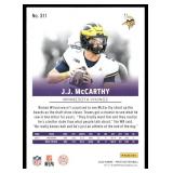 J.J. McCarthy RC 2024 Panini Prestige #311 Minnesota Vikings Football Card