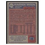 Warren Moon RC 1985 Topps #251 Houston Oilers Football Card