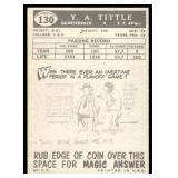 Y.A. Tittle 1959 Topps #130 San Francisco 49ers Football Card