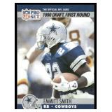 Emmitt Smith RC 1990 Pro Set #685 Dallas Cowboys Football Card