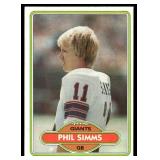 Phil Simms RC 1980 Topps #225 New York Giants Football Card