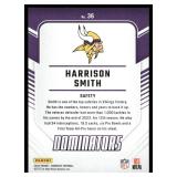 Harrison Smith 2024 Donruss Dominators #36 Minnesota Vikings Football Card