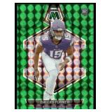 Dallas Turner RC 2024 Panini Mosaic Green #317 Minnesota Vikings Football Card