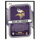 Dallas Turner RC 2024 Donruss The Rookies #TR-9 Minnesota Vikings Football Card